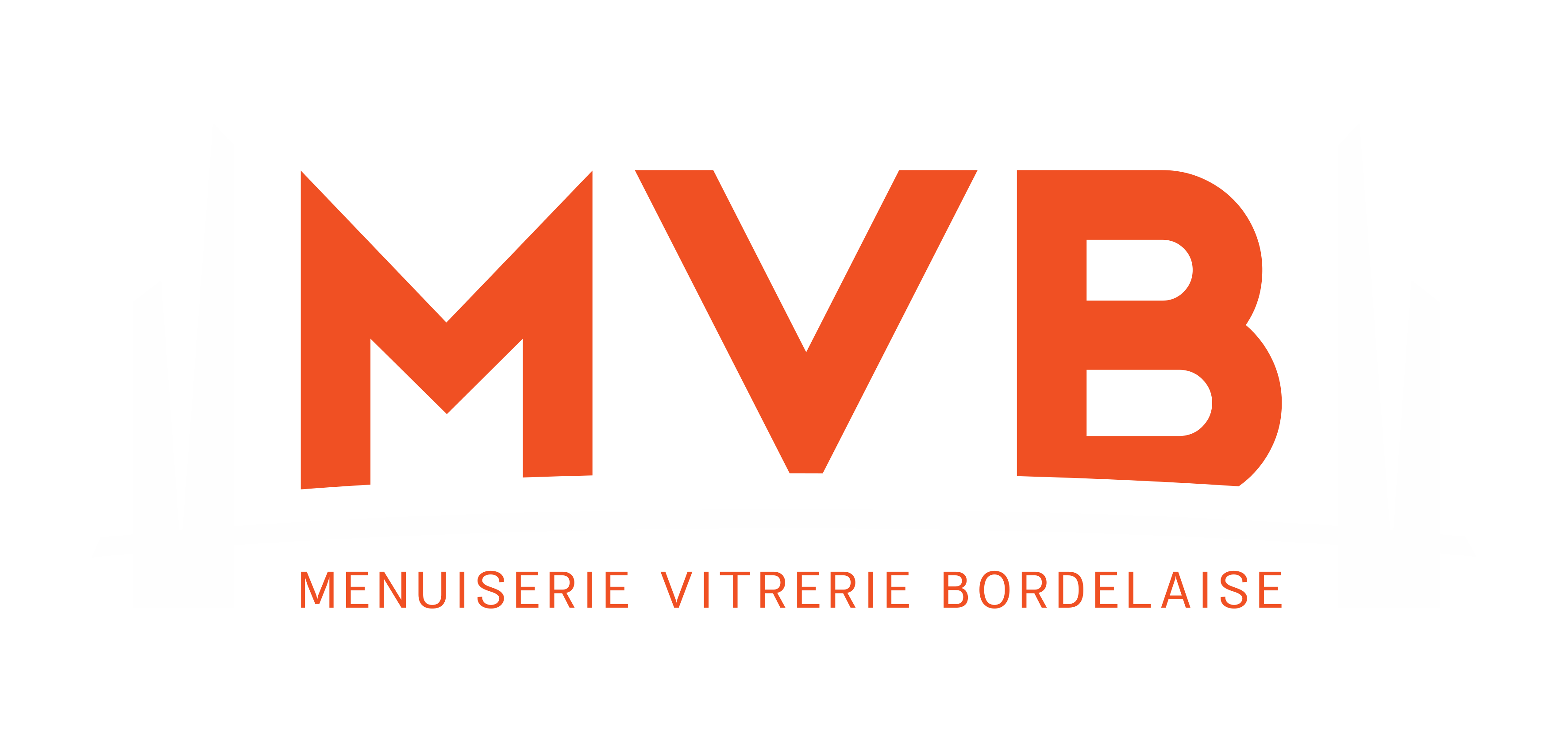 Logo de la société MVB blanc